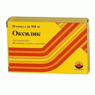 ОксіЛік вітаміни + селен капсули №20 - 1