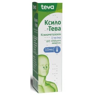Ксило-Тева спрей назальний розчин 1 мг/мл флакон 10 мл №1 - 1