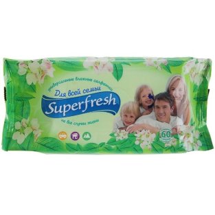 Салфетки влажные Super Fresh для всей семьи №60 - 1