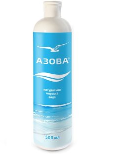 Азова морська вода для косметичних та гігієнічних цілей флакон 500 мл - 1
