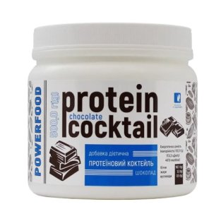 Коктейль протеїновий POWERFOOD шоколад банку 500г - 1