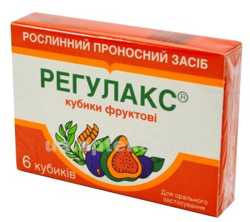 Регулакс фруктовые кубики №6 - 2
