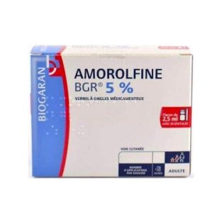 Аморолфин-Интели лак для ногтей лечебный 50мг/мл флакон 2.5мл №1 - 1