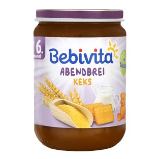 Bebivita Каша молочная с печеньем Спокойной ночи 190г - 1