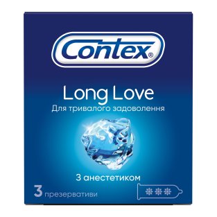 Презервативы CONTEX Long Love №3 - 1