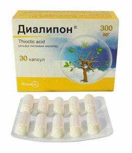 Диалипон-Фармак капсулы 300 мг №30 - 1