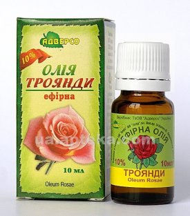 Олія троянди 10% ефірна 10мл - 2