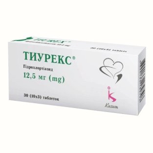 Тіурекс таблетки 12.5 мг №30 - 1