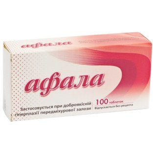 Афала таблетки гомеопатичні №100 - 1