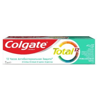 Зубна паста Colgate Total 12 Професійне чищення 75 мл - 1