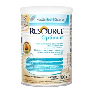 Nestle Resource Optimum суміш суха ваніль для дітей від 7 років та дорослих 400 г - 1
