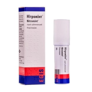 Нитроминт спрей сублингвальный 0.4 мг/доза баллон 180 доз - 1