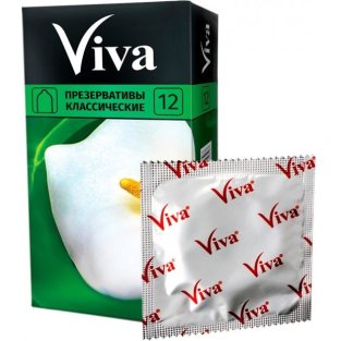 Презервативы VIVA классические №12 - 1