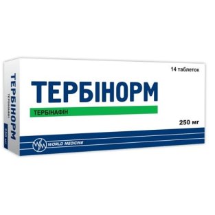 Тербинорм таблетки250мг №14 - 1