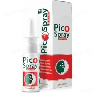 Пікоспрей стронг (PicoSpray strong) засіб для догляду за порожниною носа спрей 15мл - 1