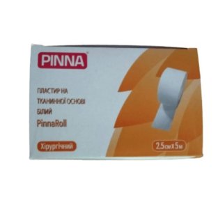 Лейкопластир PinnaRoll 2.5смх5м тканинна основа №1 - 1