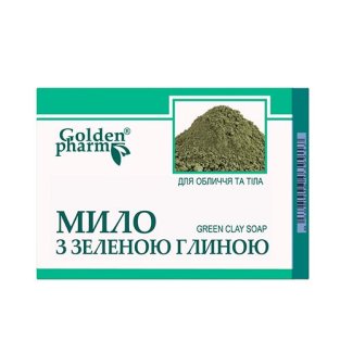Мыло с зеленой глиной 70г - 1