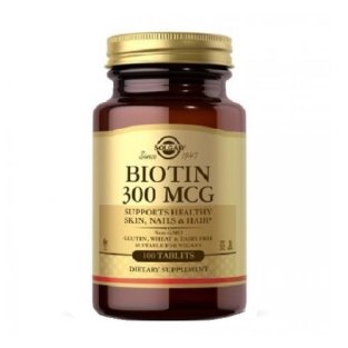 Біотин 300 мкг Solgar таблетки №100 - 1