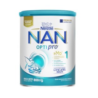 НЕСТЛЕ Nestle NAN 1 Optipro суха молочна суміш з народження 800г - 1