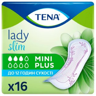 Прокладки урологічні TENA Lady Slim Mini Plus №16 - 2