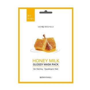 BONNYHILL Маска тканевая для лица мед и молоко 23г - 1